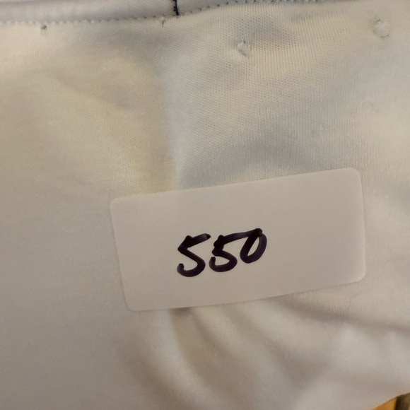 Ralph Lauren Men's Polo Shirt - Cream, Red, Navy EUC large - Picture 5 of 6